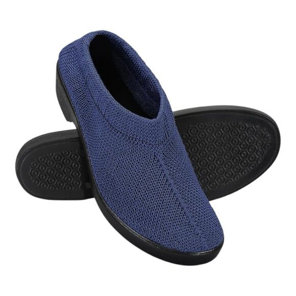 ARCOPEDICO Women’s Softs 09/1061 Navy Knit Slip-Ons in the Size 41 EU/9.5-10 US - Picture 2 of 16
